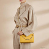 Italian Genuine Calf Leather Crossbody Bag 101315 - TAKEASY - Flyclothing LLC