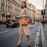 Italian Genuine Calf Leather Crossbody Bag 101315 - TAKEASY - Flyclothing LLC