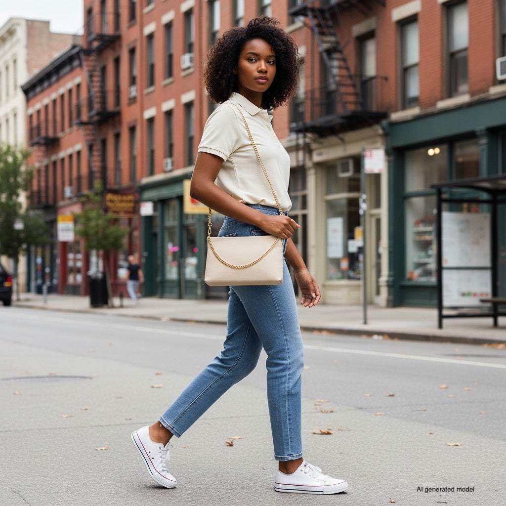 Italian Genuine Calf Leather Crossbody Bag 101315 - TAKEASY - Flyclothing LLC