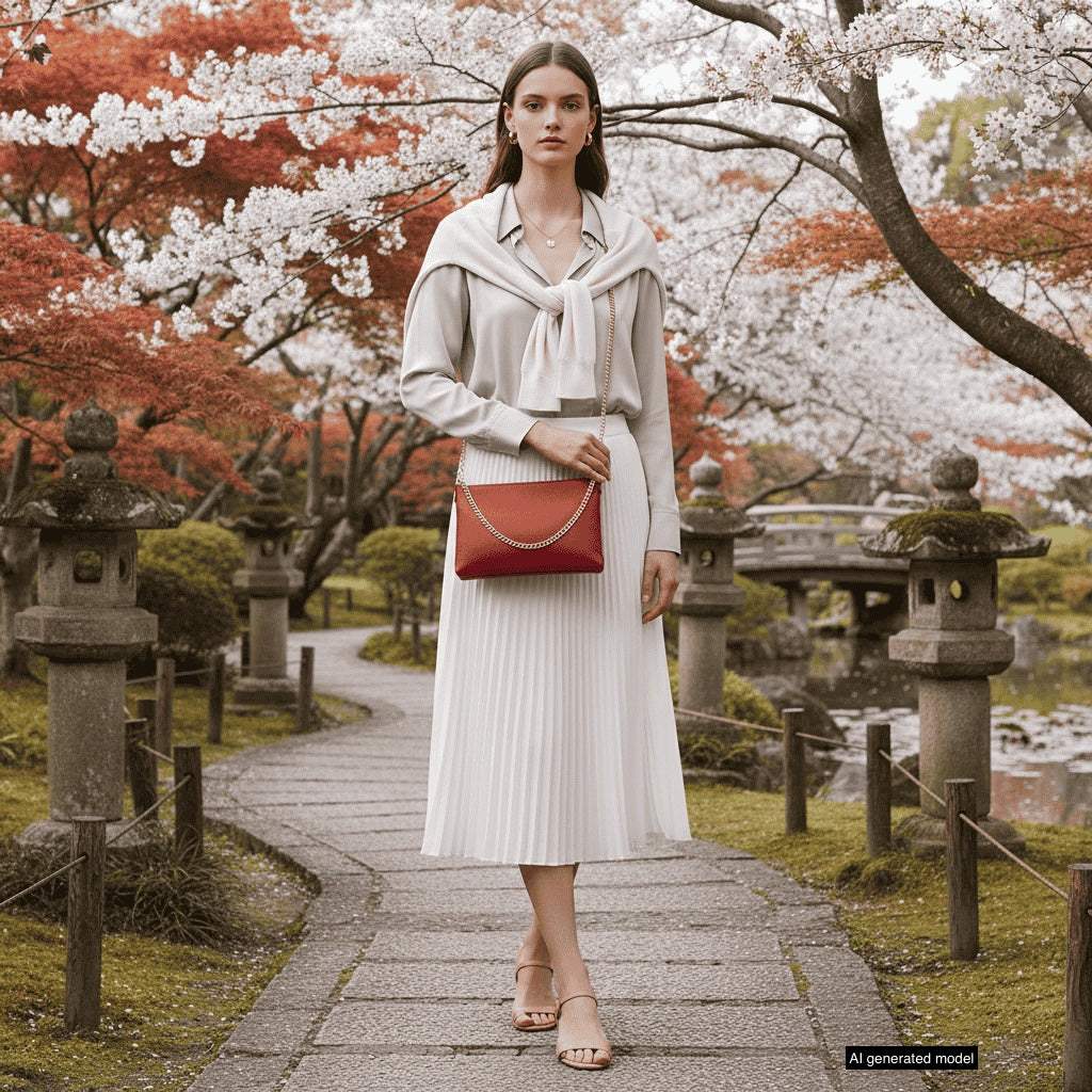 Italian Genuine Calf Leather Crossbody Bag 101315 - TAKEASY - Flyclothing LLC