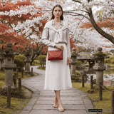 Italian Genuine Calf Leather Crossbody Bag 101315 - TAKEASY - Flyclothing LLC