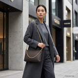 Italian Genuine Calf Leather Crossbody Bag 101315 - TAKEASY - Flyclothing LLC
