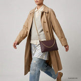 Italian Genuine Calf Leather Crossbody Bag 101315 - TAKEASY - Flyclothing LLC