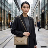 Italian Genuine Calf Leather Crossbody Bag 101315 - TAKEASY - Flyclothing LLC