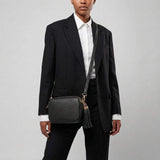 Italian Genuine Calf Leather Crossbody Bag 231302 - TAKEASY - Flyclothing LLC