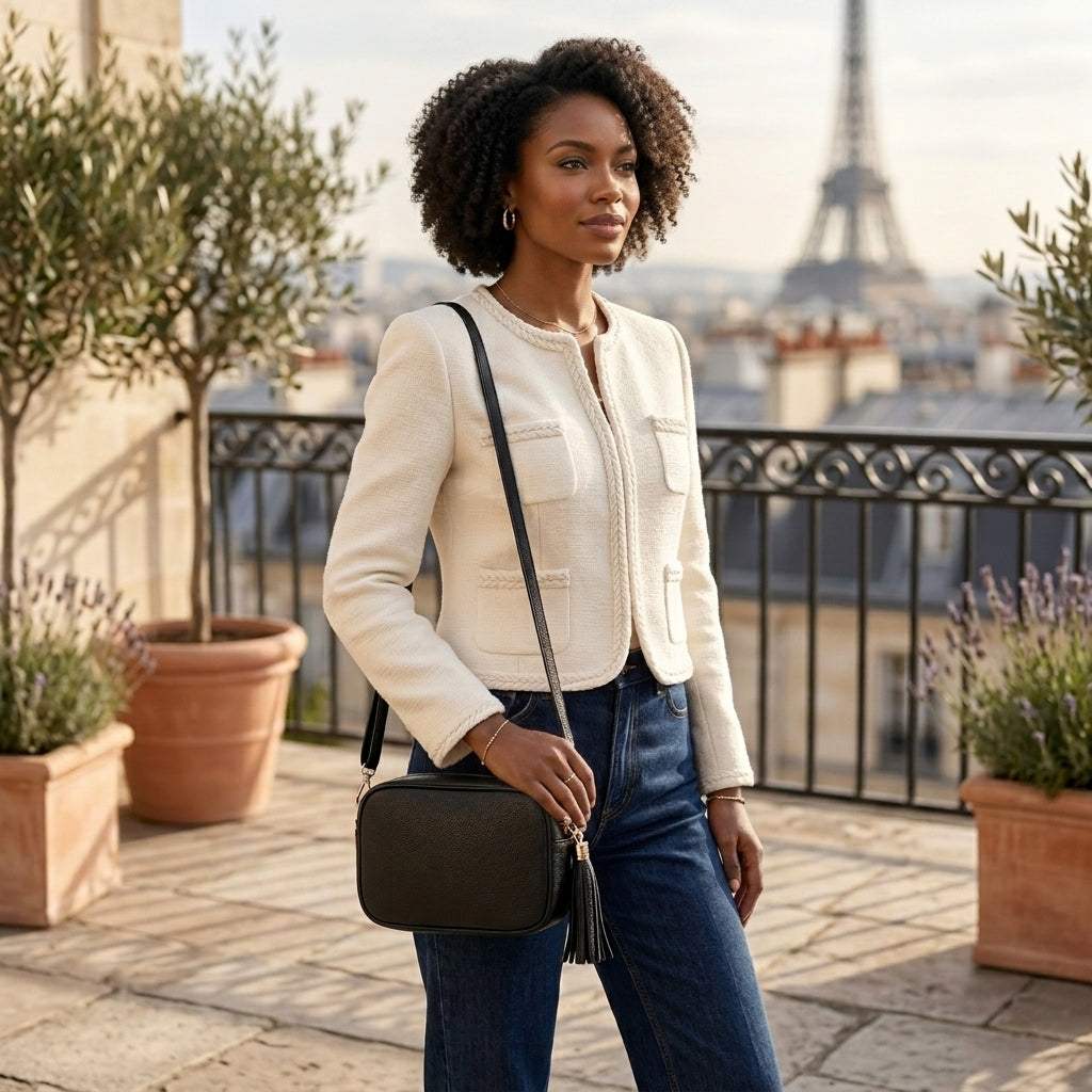 Italian Genuine Calf Leather Crossbody Bag 231302 - TAKEASY - Flyclothing LLC