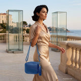 Italian Genuine Calf Leather Crossbody Bag 231302 - TAKEASY - Flyclothing LLC