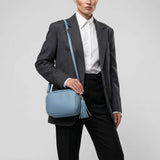 Italian Genuine Calf Leather Crossbody Bag 231302 - TAKEASY - Flyclothing LLC