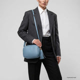 Italian Genuine Calf Leather Crossbody Bag 231302 - TAKEASY - Flyclothing LLC
