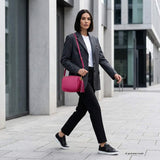 Italian Genuine Calf Leather Crossbody Bag 231302 - TAKEASY - Flyclothing LLC