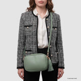Italian Genuine Calf Leather Crossbody Bag 231302 - TAKEASY - Flyclothing LLC
