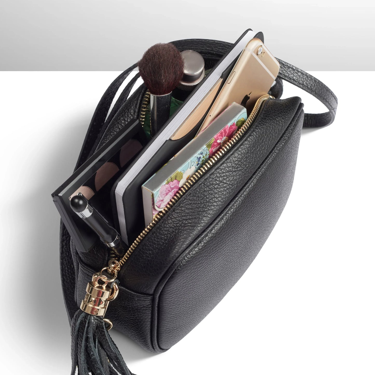 Calf Leather Crossbody Bag - TAKEASY - Flyclothing LLC