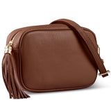 Calf Leather Crossbody Bag - TAKEASY - Flyclothing LLC