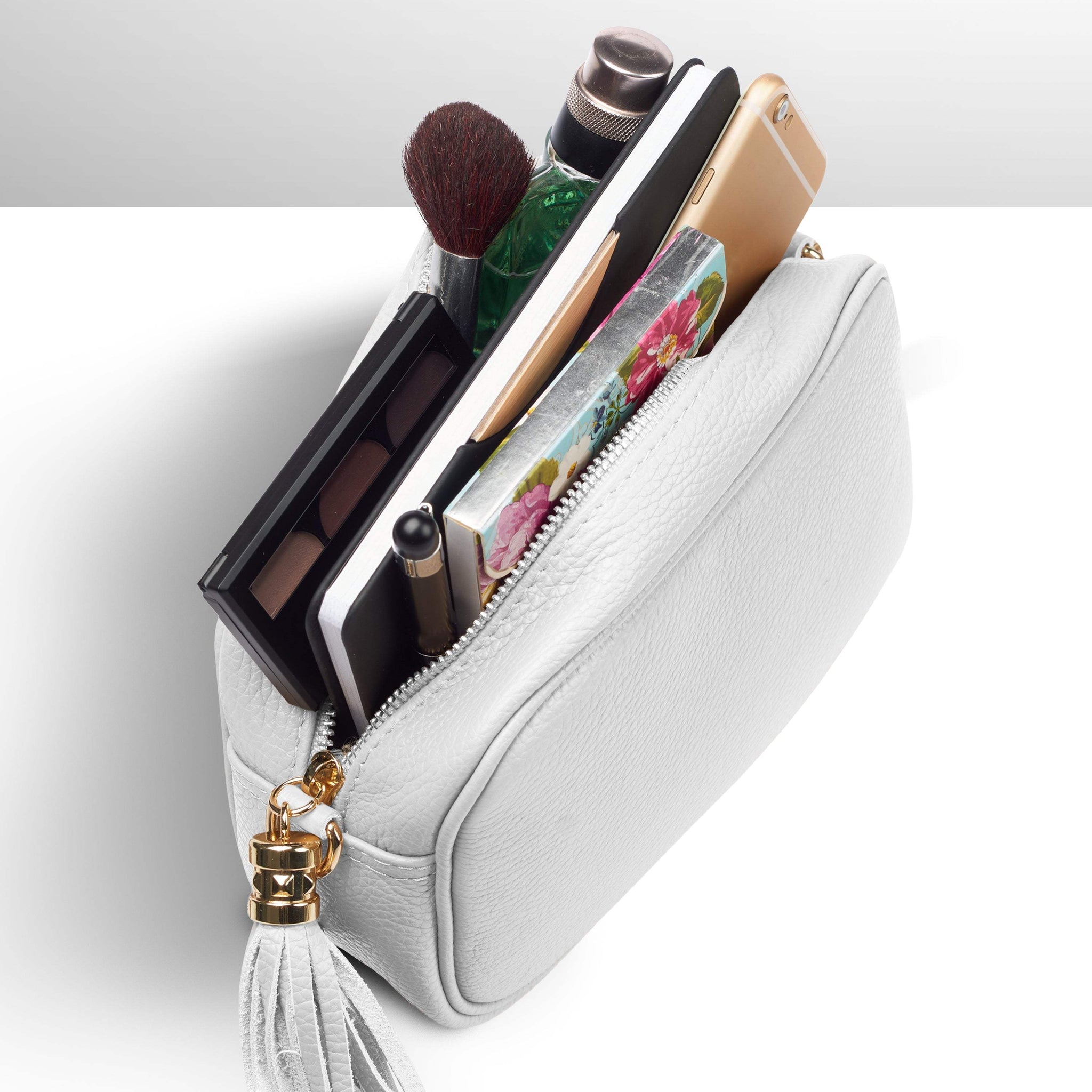 Italian Genuine Calf Leather Crossbody Bag 231302 - TAKEASY - Flyclothing LLC