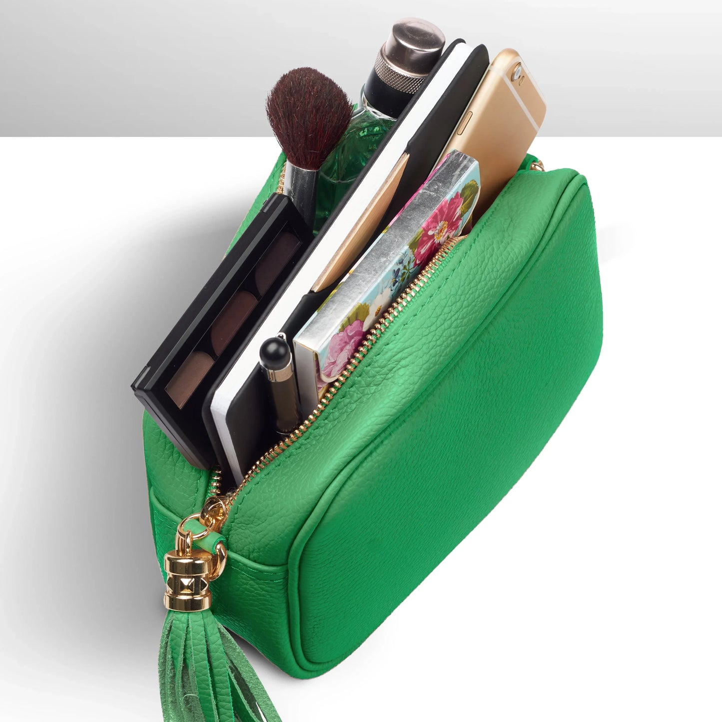 Calf Leather Crossbody Bag - TAKEASY - Flyclothing LLC