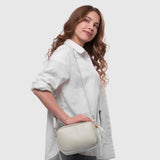 Calf Leather Crossbody Bag - TAKEASY - Flyclothing LLC