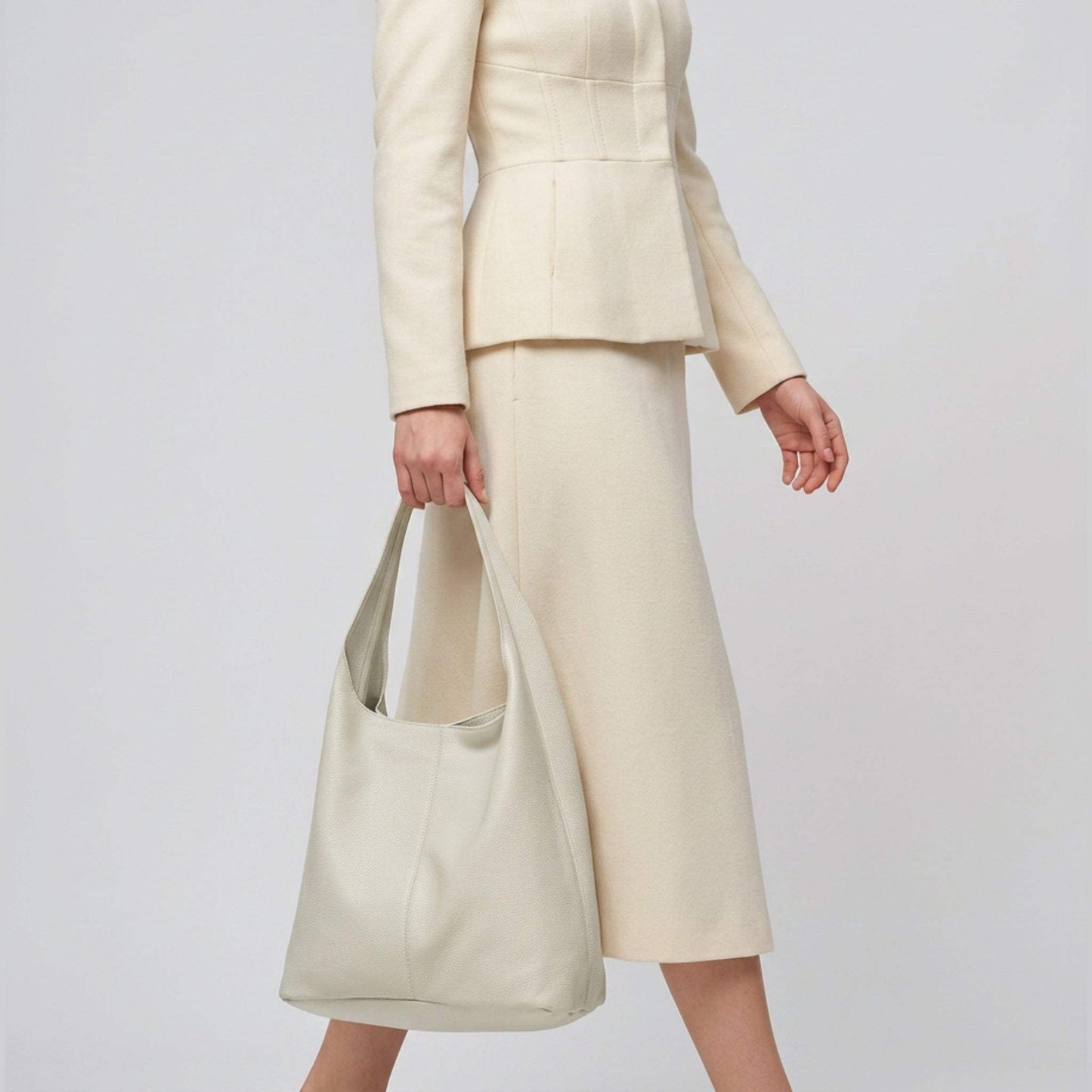 Italian Genuine Calf Leather Hobo Bag 011943 - TAKEASY - Flyclothing LLC