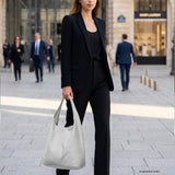 Italian Genuine Calf Leather Hobo Bag 011943 - TAKEASY - Flyclothing LLC