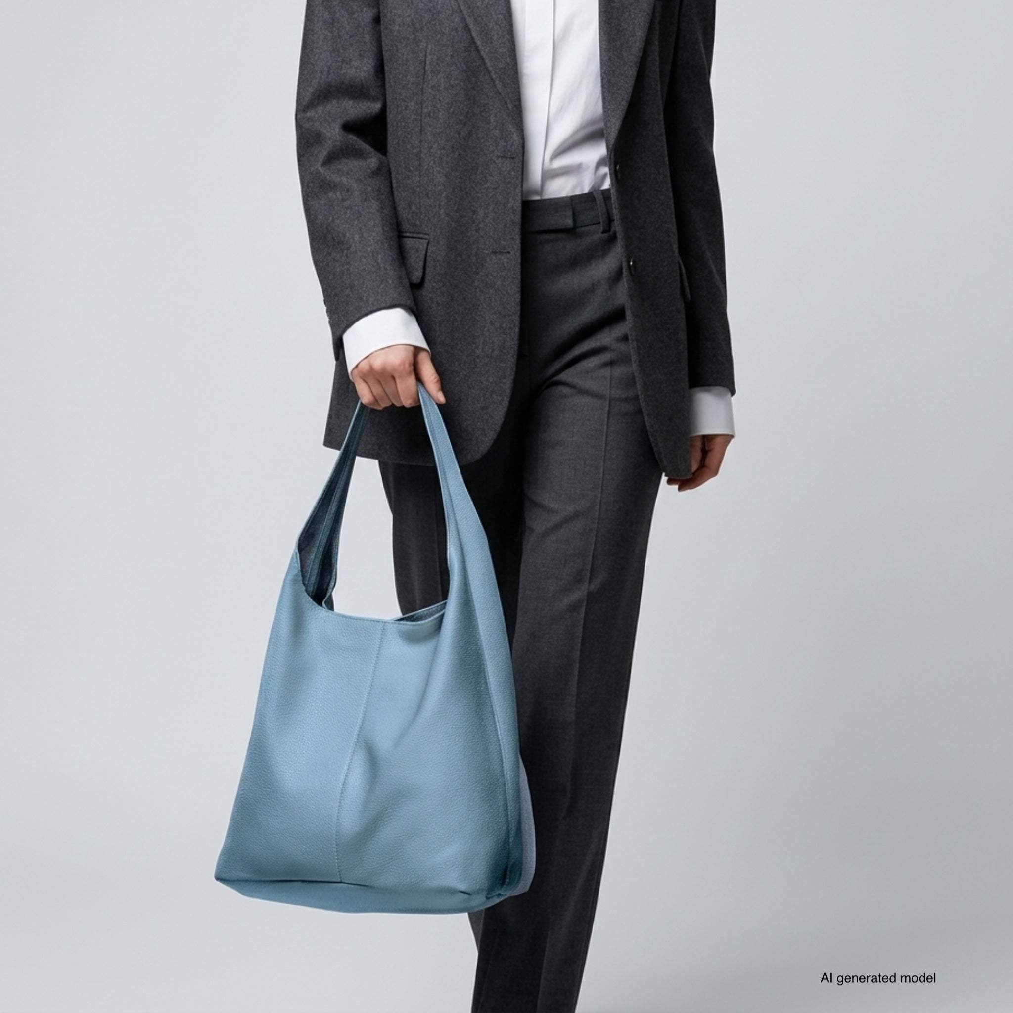 Italian Genuine Calf Leather Hobo Bag 011943 - TAKEASY - Flyclothing LLC