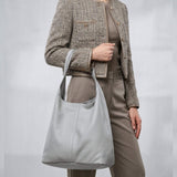 Italian Genuine Calf Leather Hobo Bag 011943 - TAKEASY - Flyclothing LLC