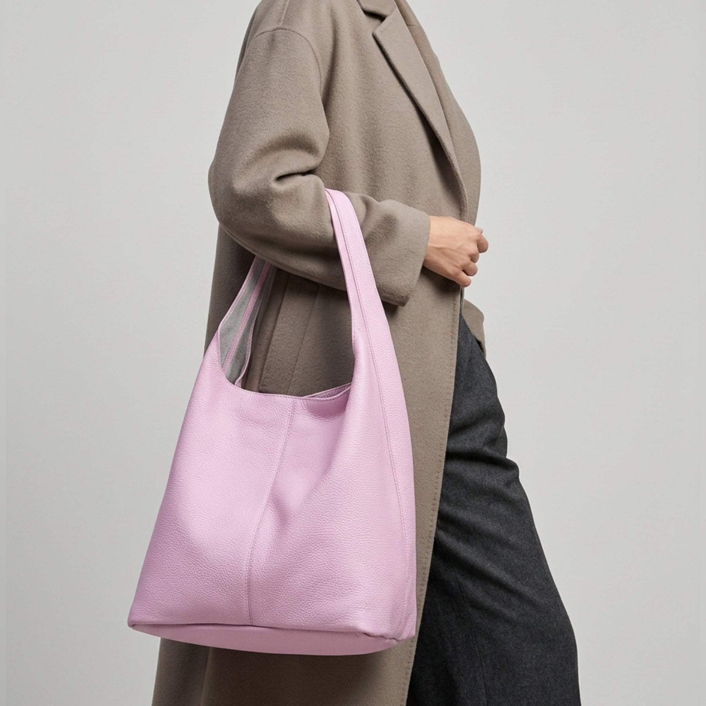 Italian Genuine Calf Leather Hobo Bag 011943 - TAKEASY - Flyclothing LLC