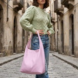 Italian Genuine Calf Leather Hobo Bag 011943 - TAKEASY - Flyclothing LLC