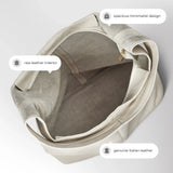 Calf Leather Hobo Bag - TAKEASY - Flyclothing LLC