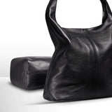 Calf Leather Hobo Bag - TAKEASY - Flyclothing LLC