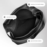 Calf Leather Hobo Bag - TAKEASY - Flyclothing LLC