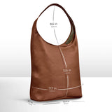 Calf Leather Hobo Bag - TAKEASY - Flyclothing LLC