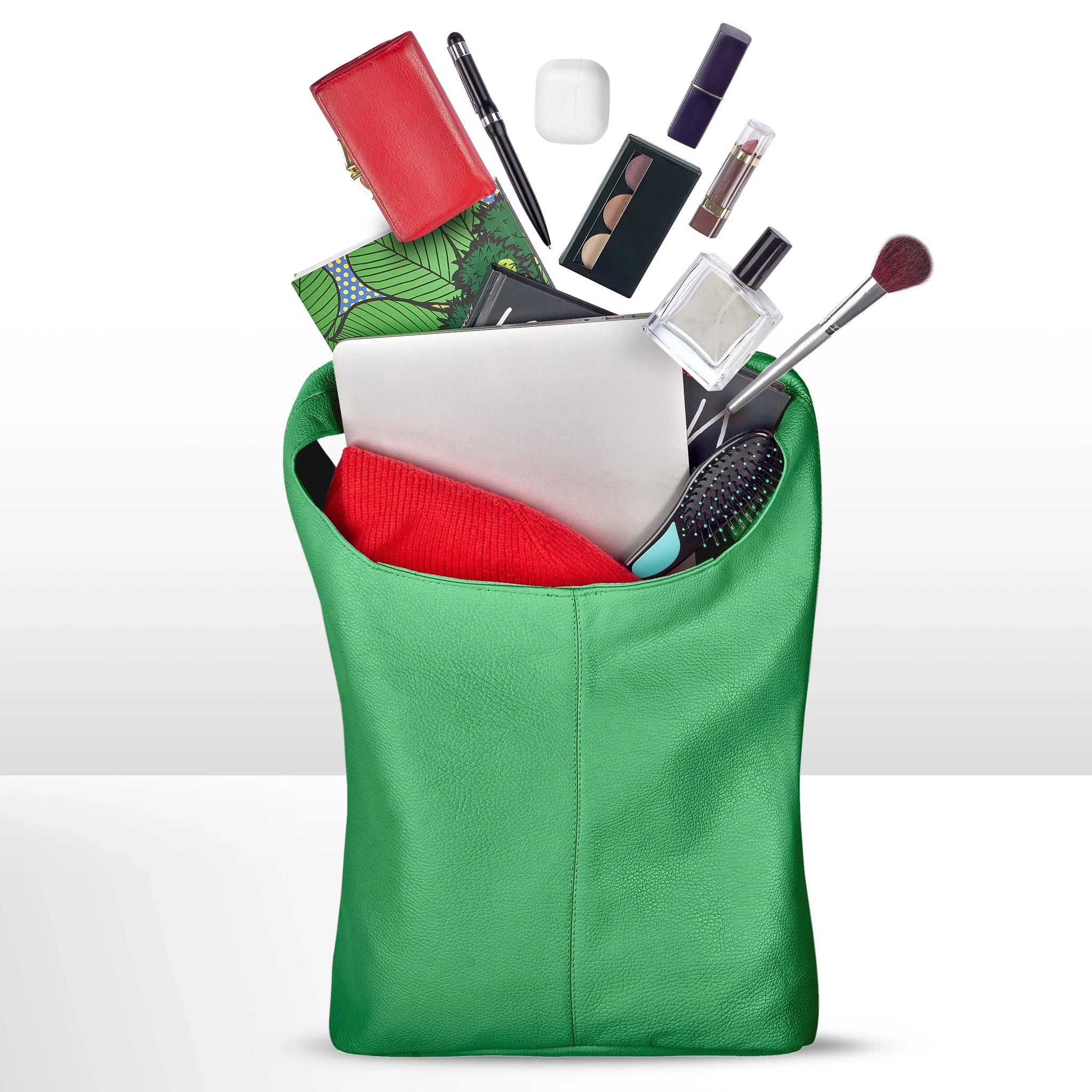 Calf Leather Hobo Bag - TAKEASY - Flyclothing LLC