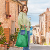 Calf Leather Hobo Bag - TAKEASY - Flyclothing LLC