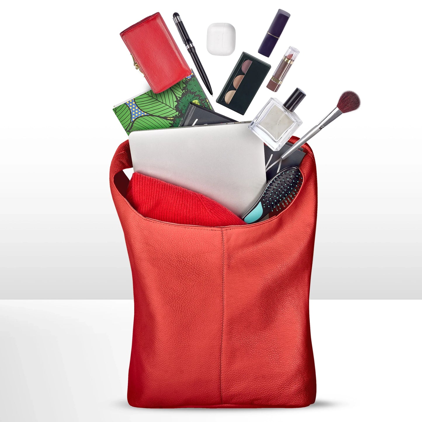 Calf Leather Hobo Bag - TAKEASY - Flyclothing LLC