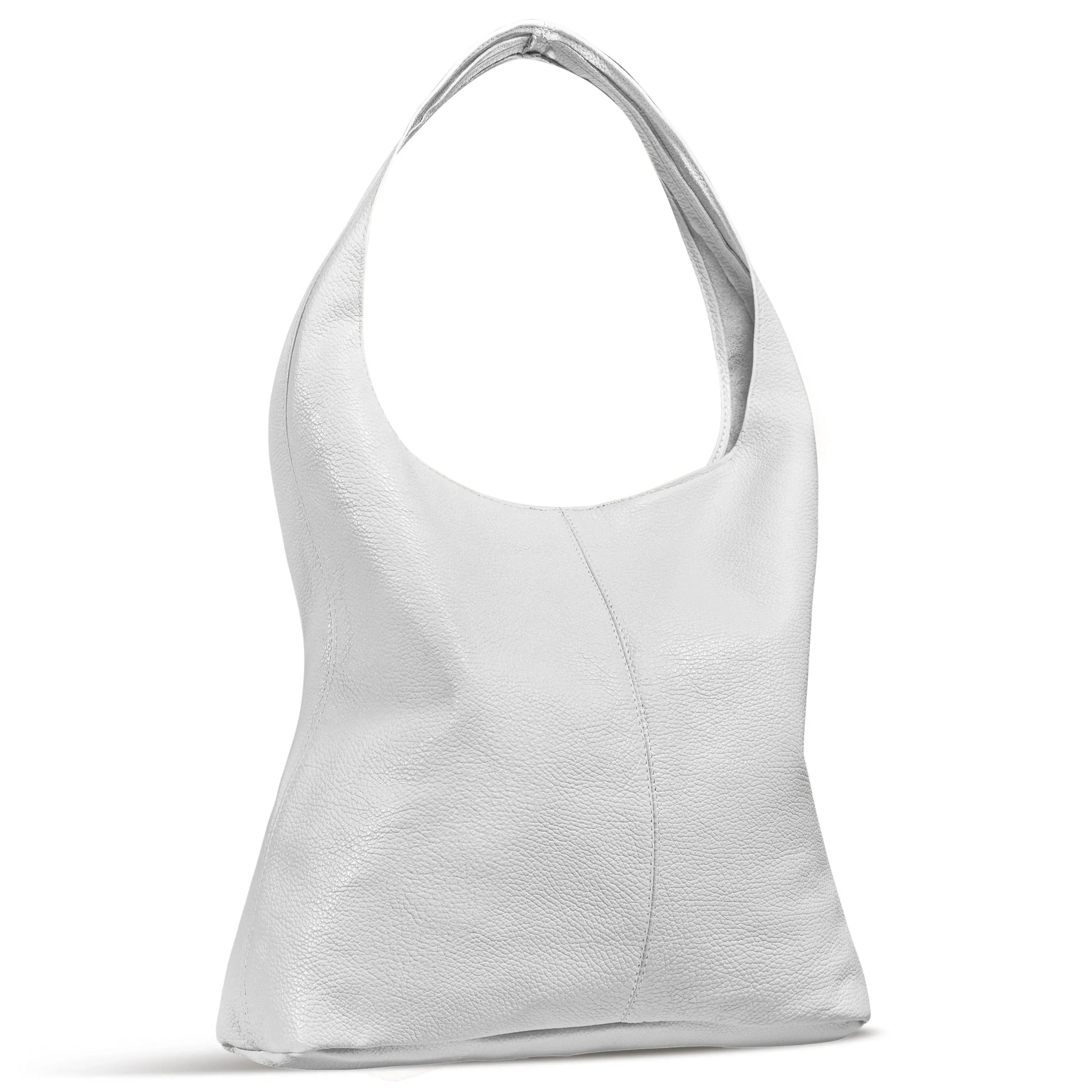 Calf Leather Hobo Bag - TAKEASY - Flyclothing LLC