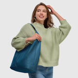 Calf Leather Hobo Bag - TAKEASY - Flyclothing LLC