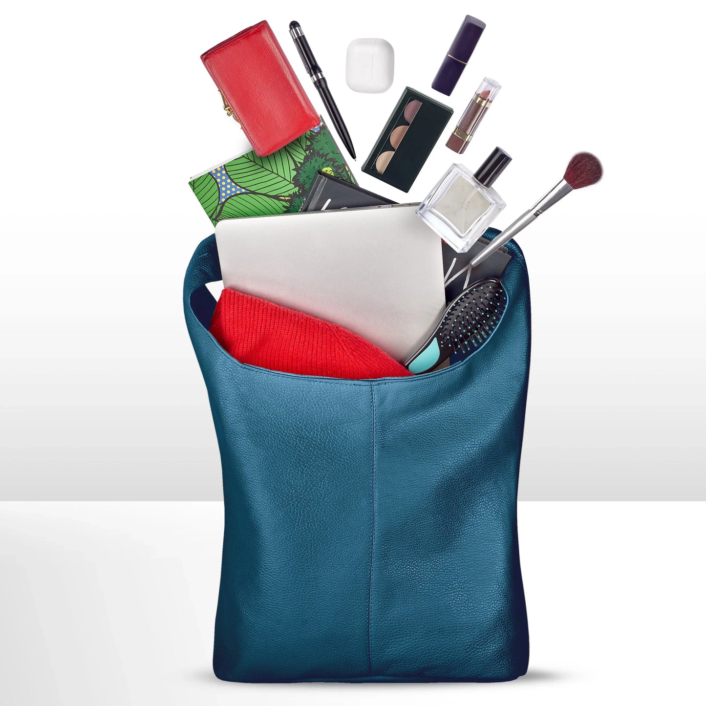 Calf Leather Hobo Bag - TAKEASY - Flyclothing LLC