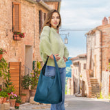 Calf Leather Hobo Bag - TAKEASY - Flyclothing LLC