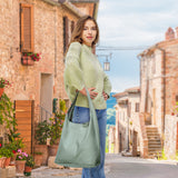 Calf Leather Hobo Bag