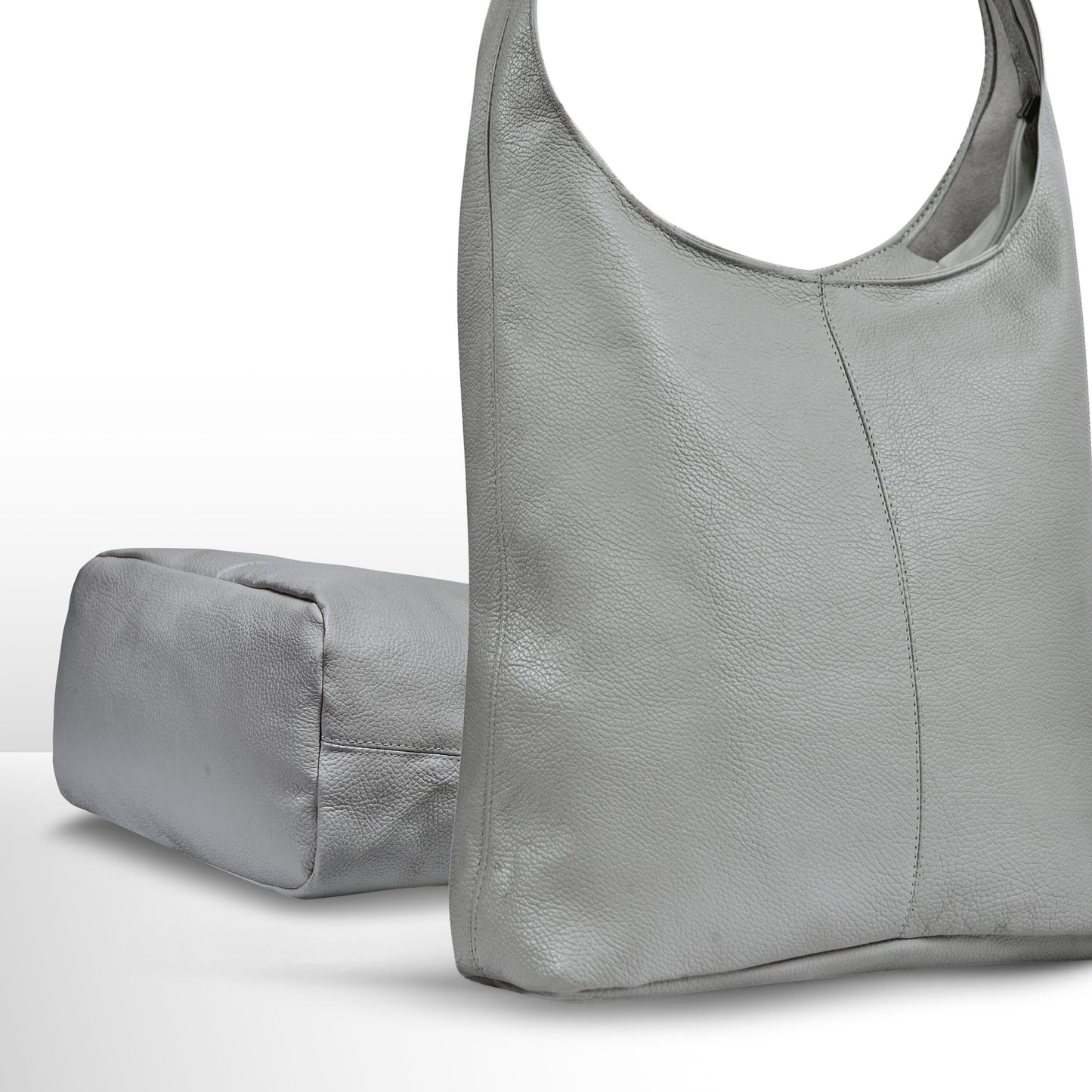 Calf Leather Hobo Bag