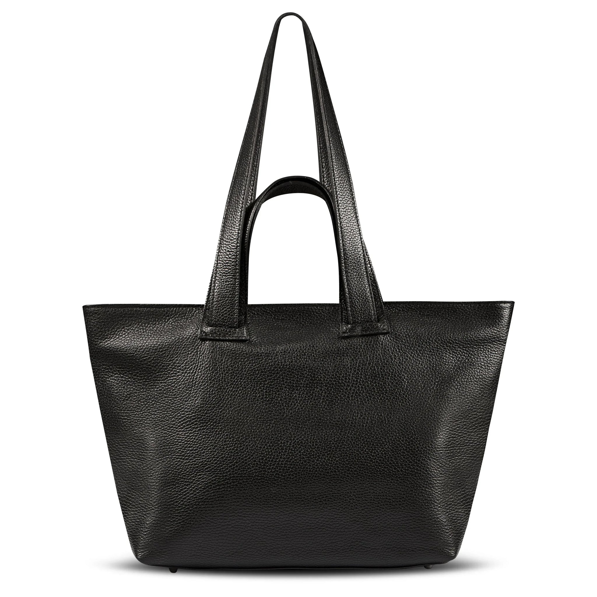 Calf Leather Tote Bag - TAKEASY - Flyclothing LLC