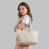 Calf Leather Tote Bag - TAKEASY - Flyclothing LLC