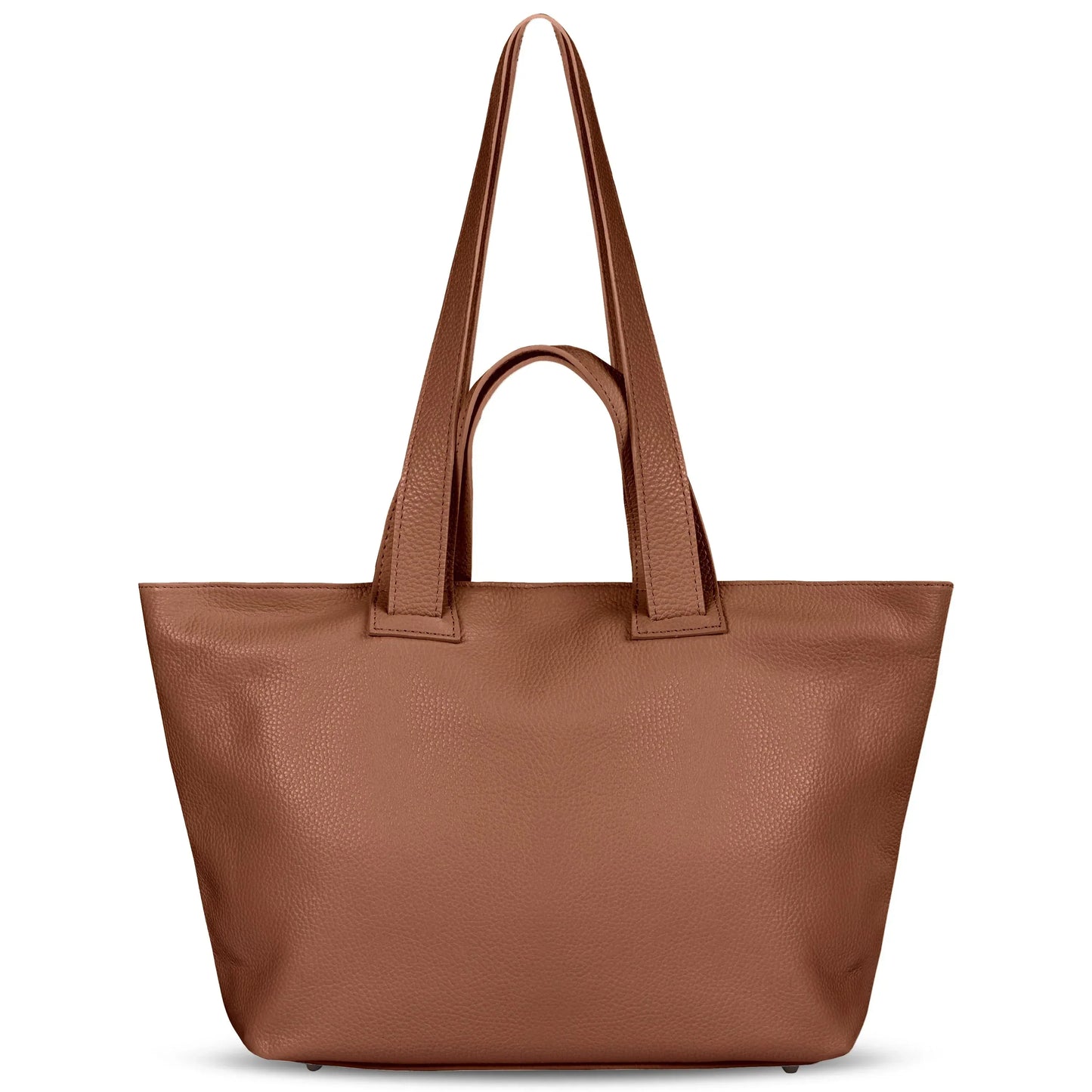 Calf Leather Tote Bag - TAKEASY - Flyclothing LLC