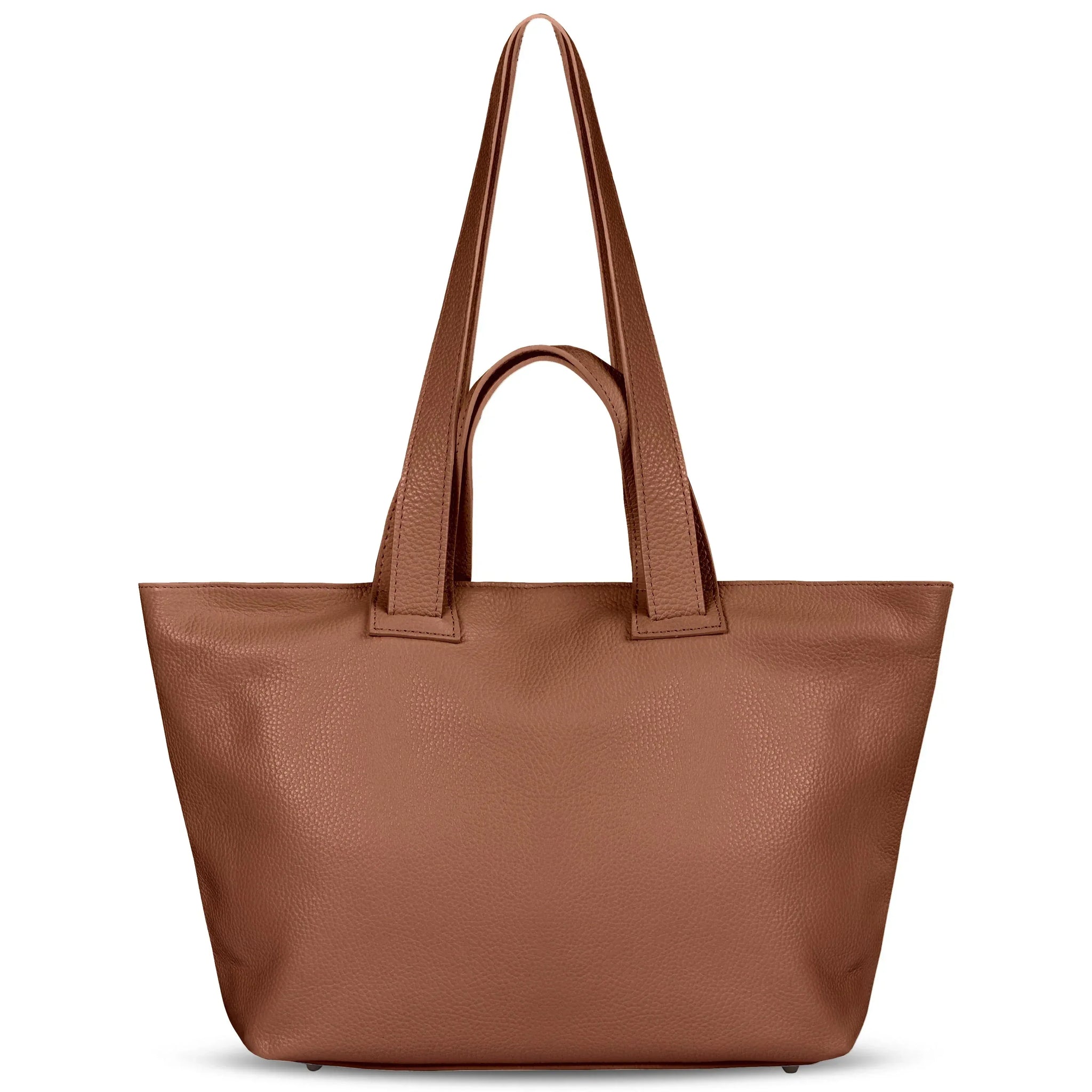 Calf Leather Tote Bag - TAKEASY - Flyclothing LLC