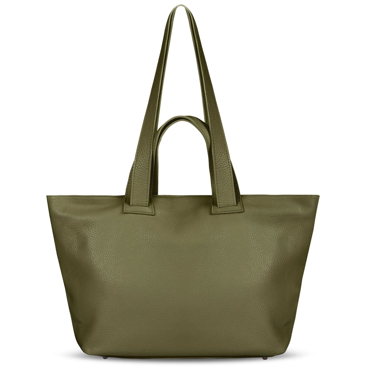 Calf Leather Tote Bag - TAKEASY - Flyclothing LLC