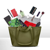 Calf Leather Tote Bag - TAKEASY - Flyclothing LLC