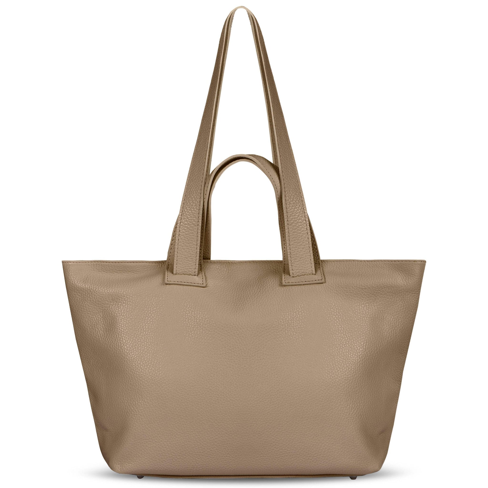 Italian Genuine Calf Leather Tote Bag 122500 - TAKEASY - Flyclothing LLC