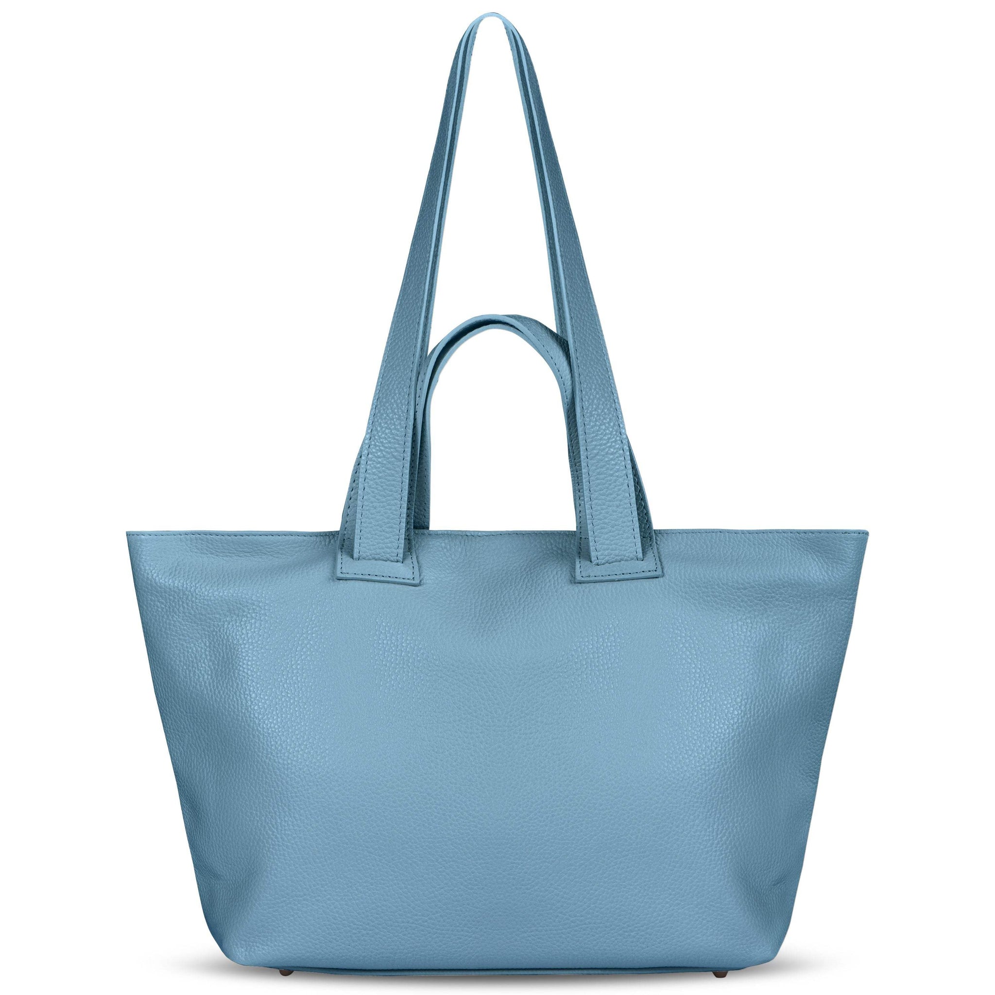 Italian Genuine Calf Leather Tote Bag 122500 - TAKEASY - Flyclothing LLC