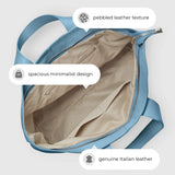 Calf Leather Tote Bag - TAKEASY - Flyclothing LLC