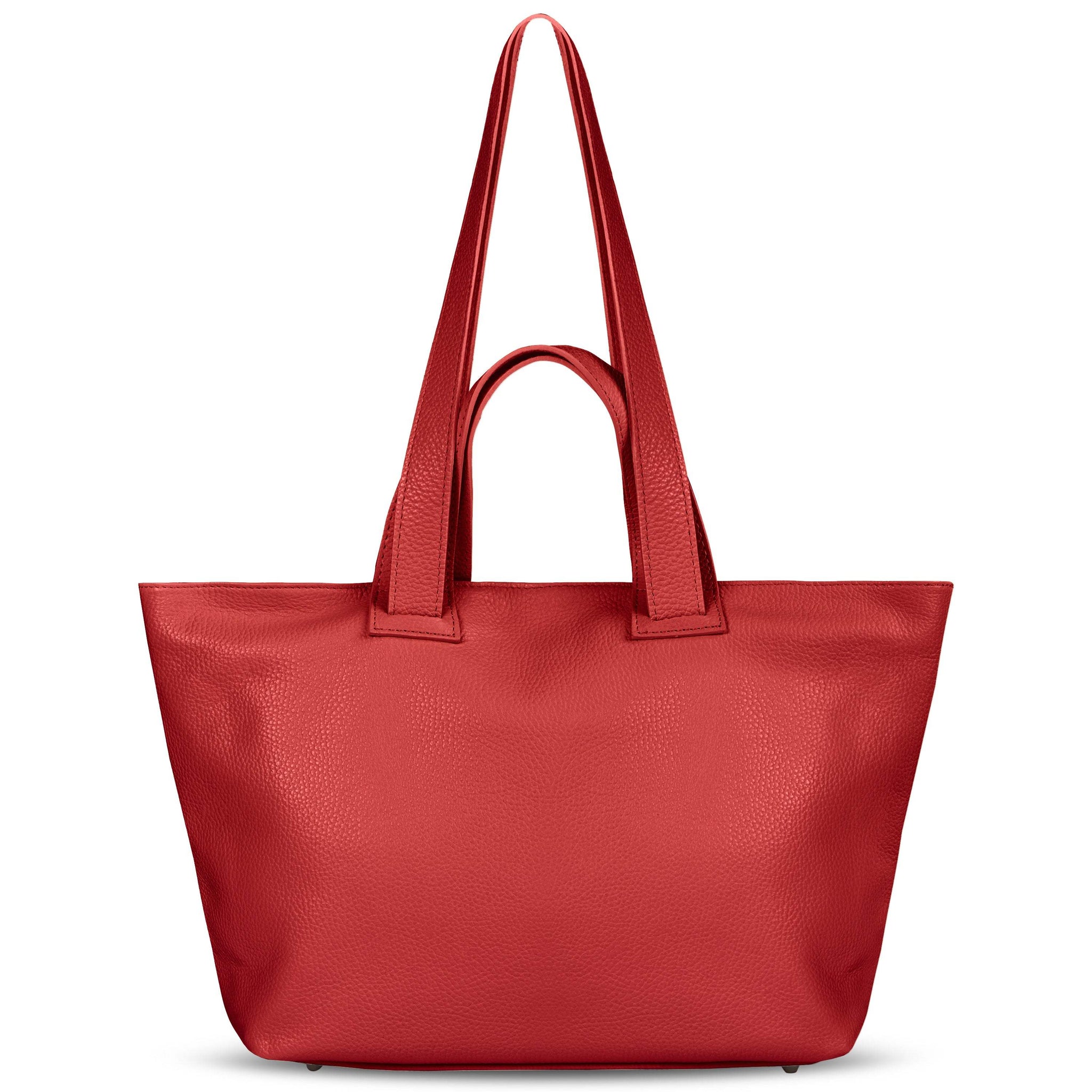Italian Genuine Calf Leather Tote Bag 122500 - TAKEASY - Flyclothing LLC