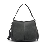 Calf Leather Shoulder Bag - TAKEASY - Flyclothing LLC